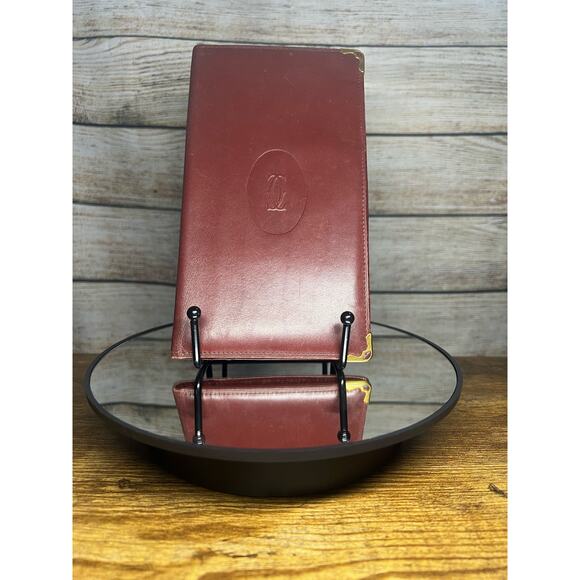 Cartier Handbags - Cartier Bi Fold Long Wallet - Burgundy